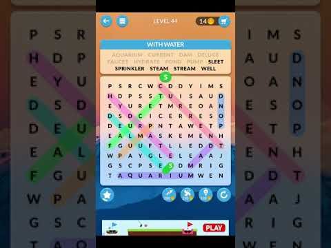 Video guide by Walkthroughinator: Wordscapes Search Level 44 #wordscapessearch