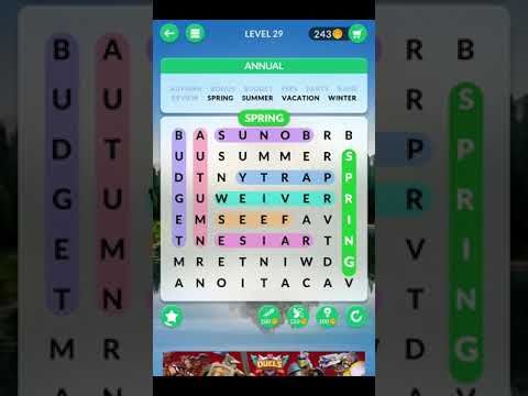Video guide by Walkthroughinator: Wordscapes Search Level 29 #wordscapessearch