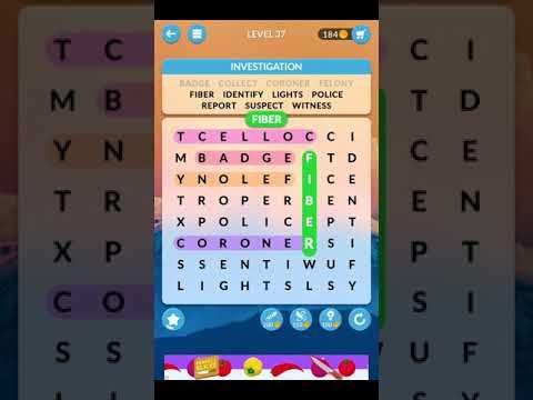 Video guide by Walkthroughinator: Wordscapes Search Level 37 #wordscapessearch