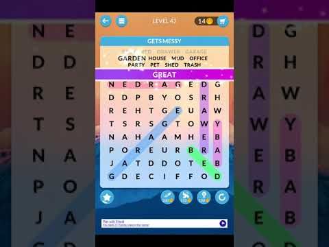 Video guide by Walkthroughinator: Wordscapes Search Level 43 #wordscapessearch