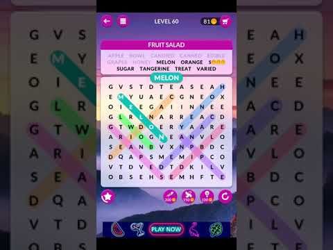 Video guide by Walkthroughinator: Wordscapes Search Level 60 #wordscapessearch