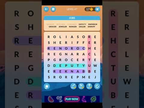 Video guide by Walkthroughinator: Wordscapes Search Level 47 #wordscapessearch