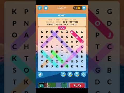 Video guide by Walkthroughinator: Wordscapes Search Level 45 #wordscapessearch