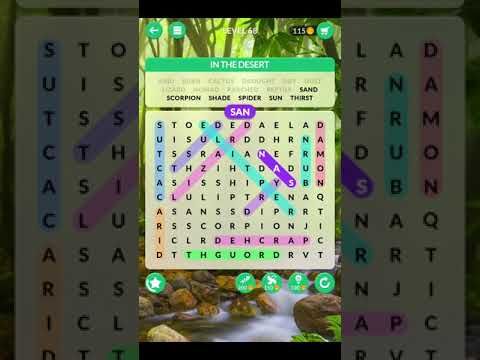 Video guide by Walkthroughinator: Wordscapes Search Level 68 #wordscapessearch