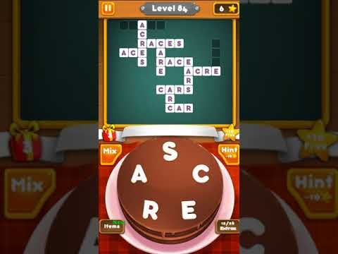 Video guide by RebelYelliex: Crossword Cakes Level 84 #crosswordcakes