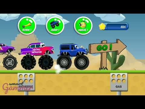 Video guide by smart gammer: Monster Trucks Kids Racing Game Level 1 #monstertruckskids