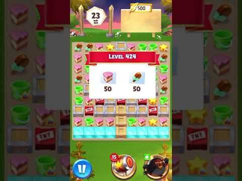 Video guide by icaros: Angry Birds Match Level 424 #angrybirdsmatch