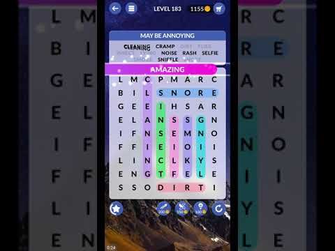 Video guide by ETPC EPIC TIME PASS CHANNEL: Wordscapes Search Level 183 #wordscapessearch