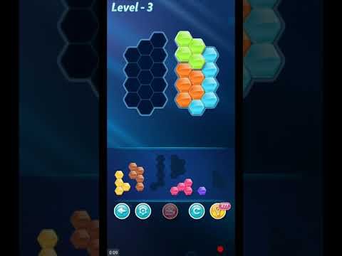 Video guide by ETPC EPIC TIME PASS CHANNEL: Block! Hexa Puzzle Level 3 #blockhexapuzzle