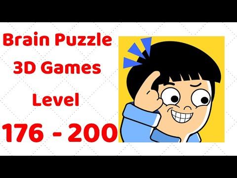 Video guide by ZCN Games: Brain Puzzle: 3D Games Level 176 #brainpuzzle3d