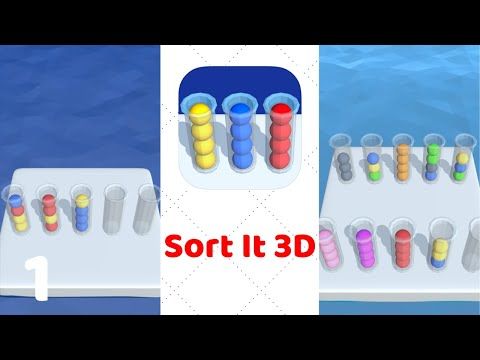 Video guide by ZCN Games: Sort It 3D Level 1-20 #sortit3d