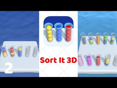 Video guide by ZCN Games: Sort It 3D Level 21-32 #sortit3d