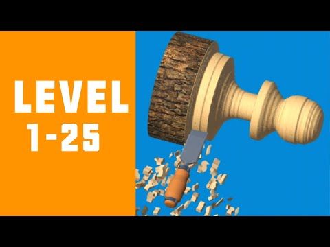 Video guide by Top Games Walkthrough: Woodturning 3D Level 1-25 #woodturning3d