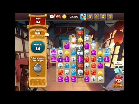Video guide by fbgamevideos: Monster Busters: Link Flash Level 34 #monsterbusterslink