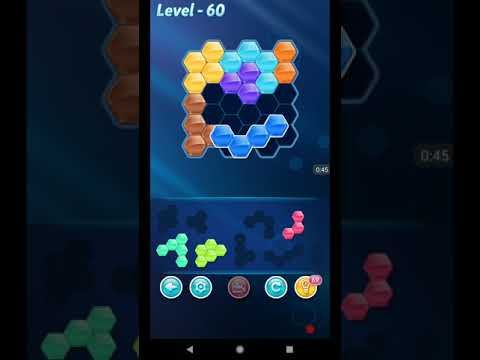 Video guide by ETPC EPIC TIME PASS CHANNEL: Block! Hexa Puzzle Level 60 #blockhexapuzzle