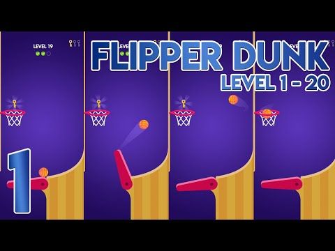 Video guide by GamePlays365: Flipper Dunk Level 1 #flipperdunk