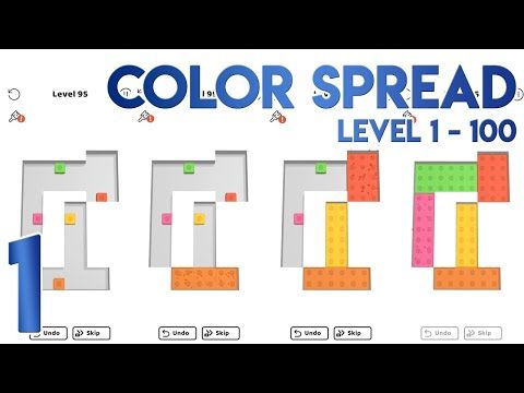 Video guide by GamePlays365: Color Spread Level 1 #colorspread