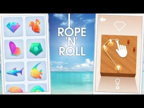 Video guide by RebelYelliex: Rope N Roll Level 8 #ropenroll