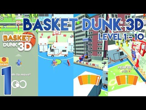 Video guide by GamePlays365: Basket Dunk 3D Level 1 #basketdunk3d