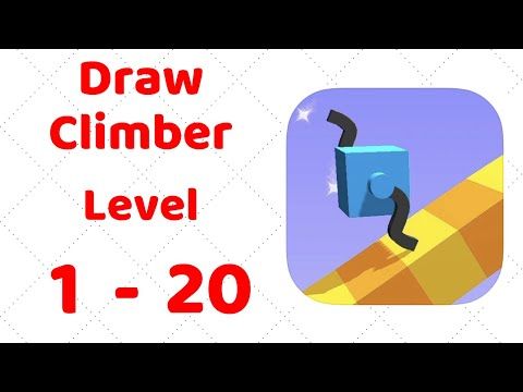Video guide by ZCN Games: Draw Climber Level 1-20 #drawclimber