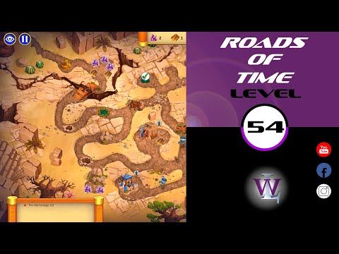 Video guide by Lizwalkthrough: Roads of time Level 54 #roadsoftime