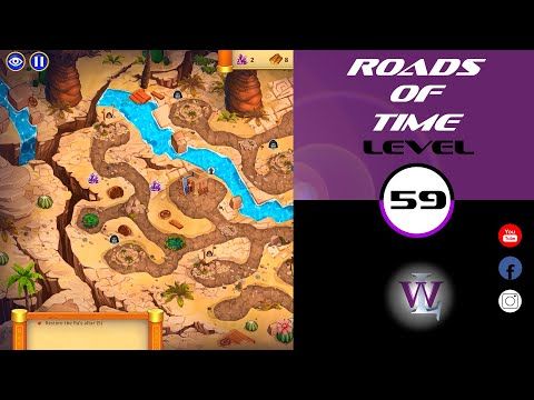 Video guide by Lizwalkthrough: Roads of time Level 59 #roadsoftime