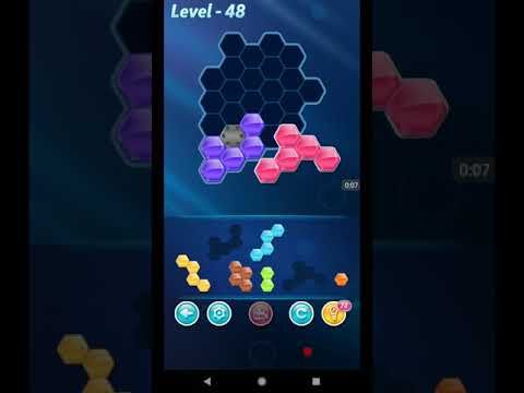 Video guide by ETPC EPIC TIME PASS CHANNEL: Block! Hexa Puzzle Level 48 #blockhexapuzzle