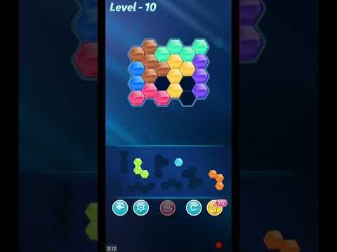 Video guide by ETPC EPIC TIME PASS CHANNEL: Block! Hexa Puzzle Level 10 #blockhexapuzzle