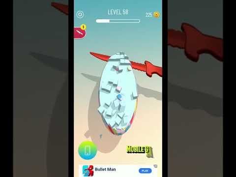 Video guide by Mobile Gaming: Soap Cutting Level 58 #soapcutting