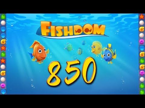 Video guide by GoldCatGame: Fishdom: Deep Dive Level 850 #fishdomdeepdive