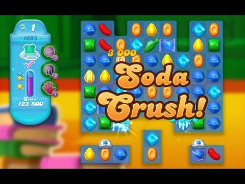 Video guide by Kazuo: Candy Crush Soda Saga Level 1695 #candycrushsoda