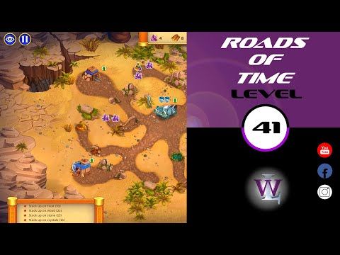 Video guide by Lizwalkthrough: Roads of time Level 41 #roadsoftime