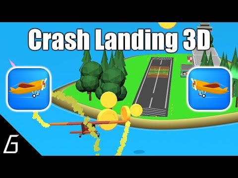 Video guide by LEmotion Gaming: Crash Landing 3D Level 1 #crashlanding3d