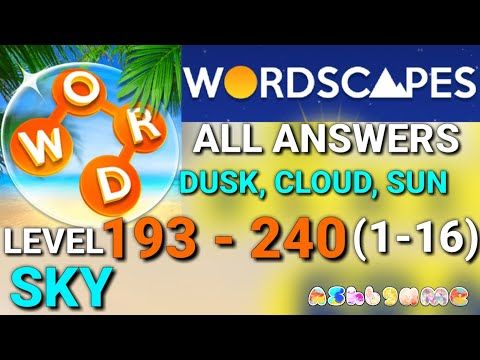 Video guide by Ashbgame: Wordscapes Level 193 #wordscapes