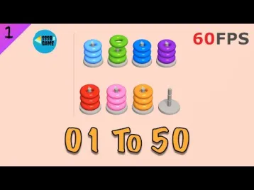 Video guide by SSSB Games: Hoop Stack Level 1 #hoopstack
