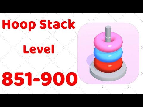 Video guide by ZCN Games: Hoop Stack Level 851 #hoopstack