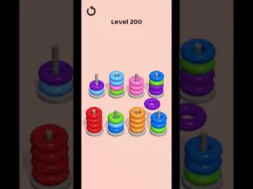 Video guide by Parutangel: Hoop Stack Level 200 #hoopstack