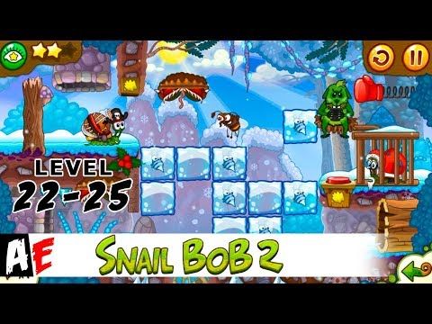 Video guide by Angry Emma: Snail Bob 2 Level 22-25 #snailbob2