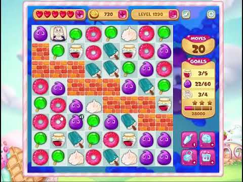 Video guide by Gamopolis: Candy Valley Level 1290 #candyvalley