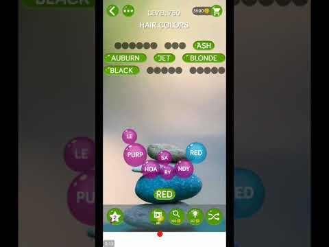 Video guide by ETPC EPIC TIME PASS CHANNEL: Word Pearls Level 750 #wordpearls