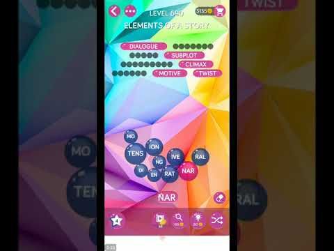 Video guide by ETPC EPIC TIME PASS CHANNEL: Word Pearls Level 690 #wordpearls
