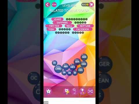Video guide by ETPC EPIC TIME PASS CHANNEL: Word Pearls Level 615 #wordpearls