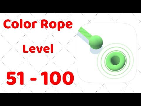 Video guide by ZCN Games: Color Rope Level 51-100 #colorrope