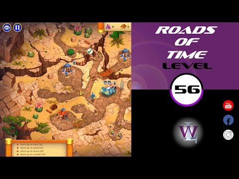Video guide by Lizwalkthrough: Roads of time Level 56 #roadsoftime