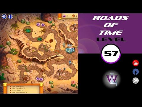 Video guide by Lizwalkthrough: Roads of time Level 57 #roadsoftime