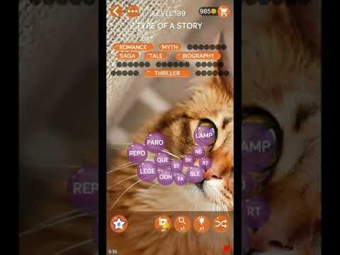 Video guide by ETPC EPIC TIME PASS CHANNEL: Word Pearls Level 189 #wordpearls