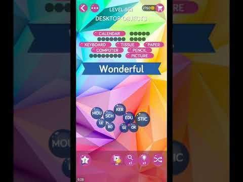 Video guide by ETPC EPIC TIME PASS CHANNEL: Word Pearls Level 561 #wordpearls