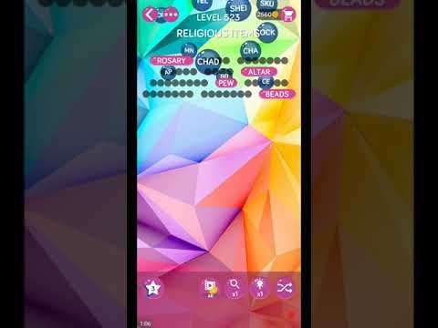 Video guide by ETPC EPIC TIME PASS CHANNEL: Word Pearls Level 523 #wordpearls