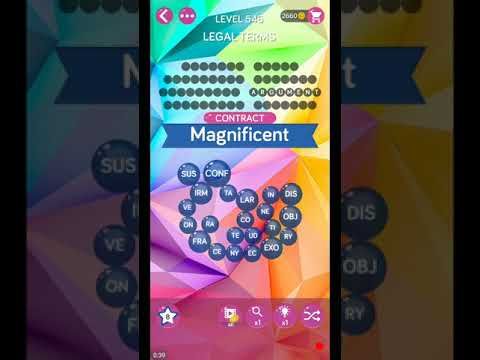 Video guide by ETPC EPIC TIME PASS CHANNEL: Word Pearls Level 546 #wordpearls