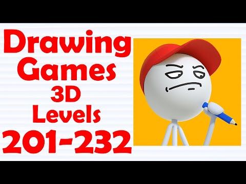 Video guide by Level Games: Drawing Games 3D Level 201 #drawinggames3d